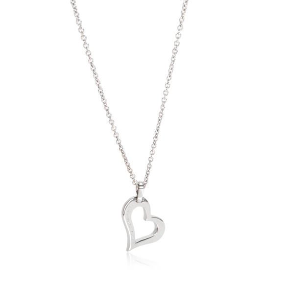 Piaget Diamond Heart Necklace in 18K White Gold 0.24 CTW - Picture 2 of 3